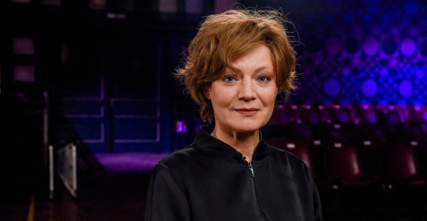 Marion Mitterhammer am Set der TV-Sendung Vera