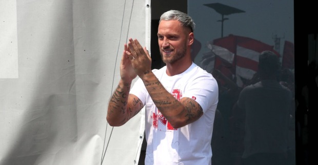 Roter Stern zieht ohne den verletzten Arnautovic ins CL-Play-off ein.