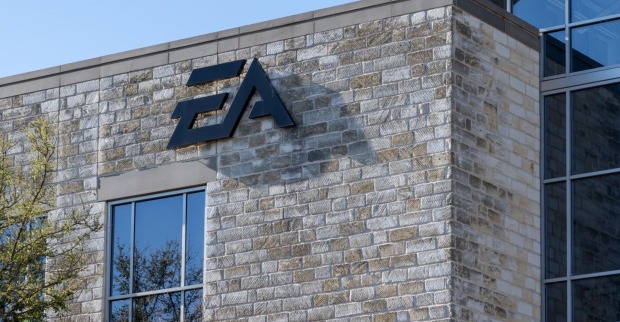 Außenansicht der Electronic Arts Zentrale in Redwood, Kalifornien