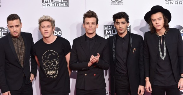 Liam Payne, Niall Horan, Louis Tomlinson, Zayn Malik und Harry Styles
