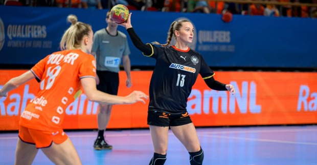 Silje Brøns Petersen im Trikot des deutschen Handball-Bundesligisten TSV Metzingen