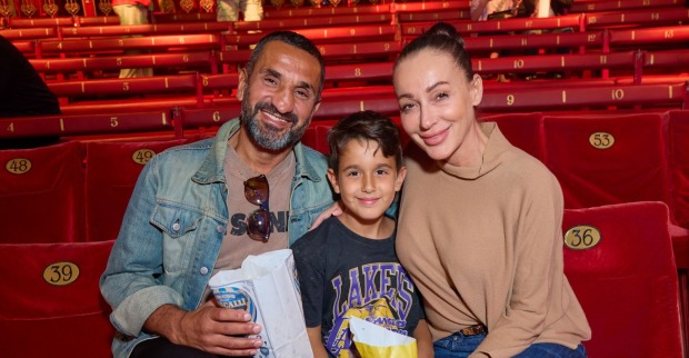 Fadi Merza mit Ehefrau und Sohn