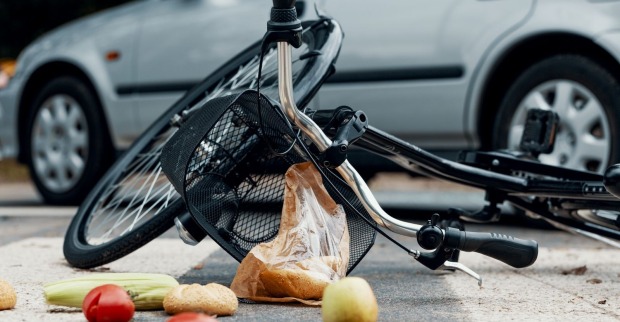 Fahrrad auf der Straße