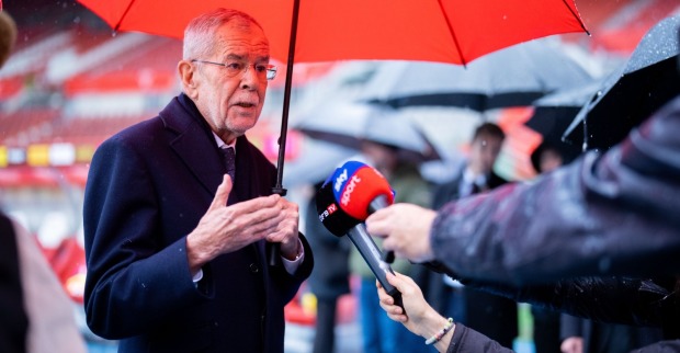Van der Bellen besuchte das ÖFB-Team vor dem Bosnien-Spiel und zeigte sich optimistisch.