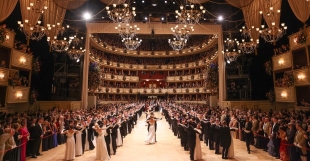 Blick in den Festsaal bei der Eröffnung