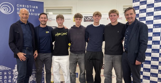 Vier Salzburger U17-Vizeweltmeister wurden mit Jubel und Applaus empfangen.