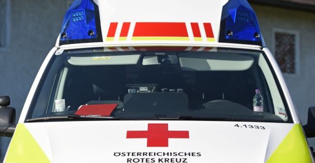 Rettungswagen des Roten Kreuz
