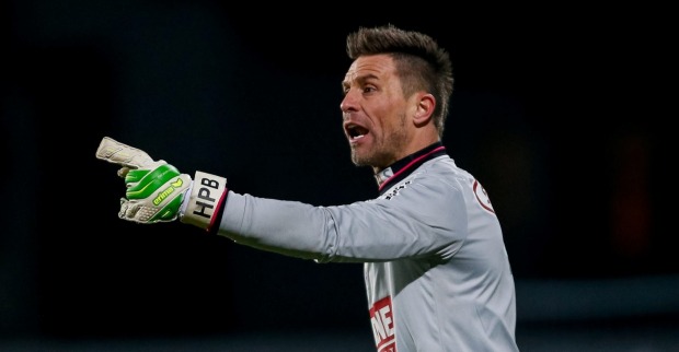 Hans Peter Berger während einem 2. Bundesligaspiel in Österreich, 2015.