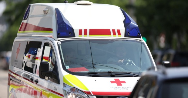Rettungseinsatz nach einem Unfall
