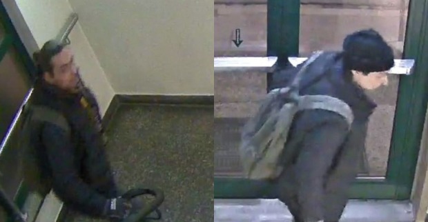 Überwachungsbilder zeigen zwei mutmaßliche Täter, die im Verdacht stehen, in das ÖGK-Gebäude in Graz-Jakomini eingebrochen zu sein.