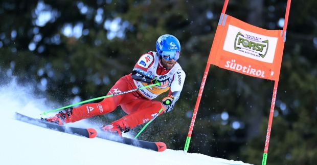 Marco Schwarz beim Lauf in Alta Badia.
