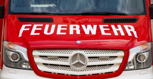 Außenansicht eines Feuerwehrwagens