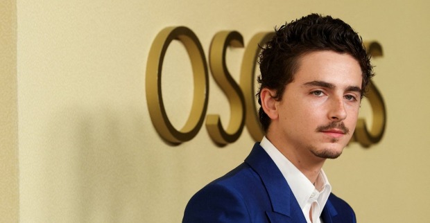 Timothée Chalamet auf dem roten Teppich.