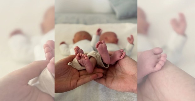 Erstes Foto der Babys von Ex-Biathlet Benjamin Eder