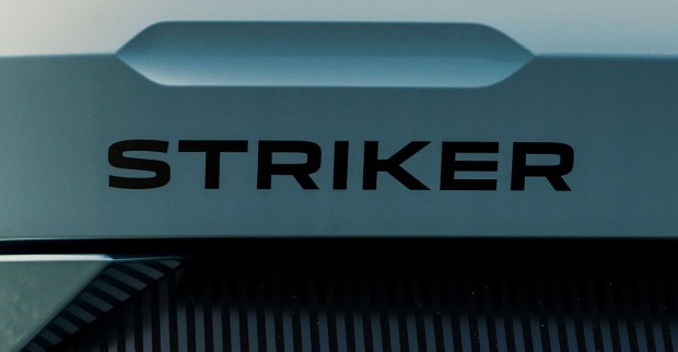 Heckansicht des neuen Dacia Striker Modells