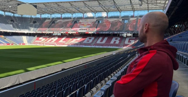 Dusan Pavlovic in der Red Bull Arena in Salzburg.