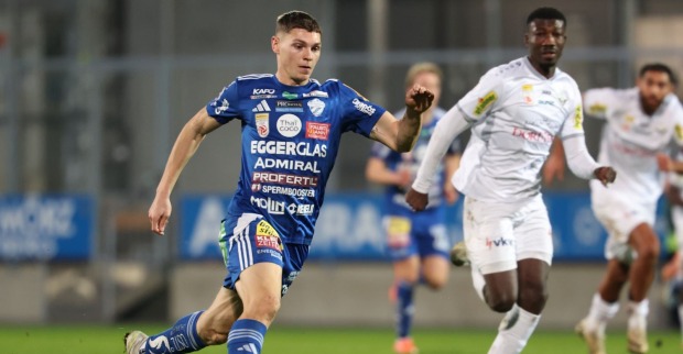 Elias Havel im Trikot des TSV Hartberg