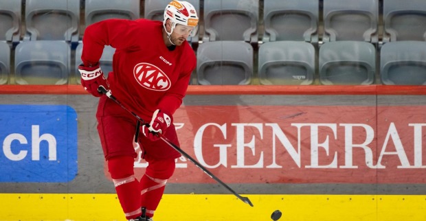 Jordan Murray im Trikot des EC-KAC während einer Trainingseinheit