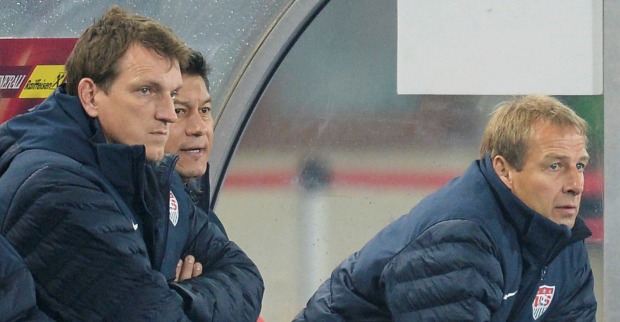 Andreas Herzog und Jürgen Klinsmann: Beim Testspiel Österreich gegen USA im Jahr 2013.