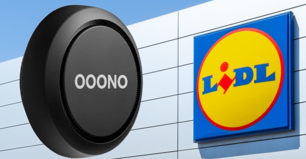 Ooono Co-Driver Verkehrswarner neben Lidl Logo – aktuelles Lidl Angebot für Autofahrer