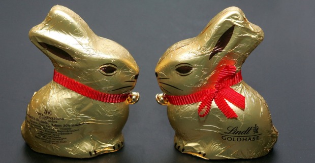 Zwei Lindt Goldhasen als Themenbild für den Preis