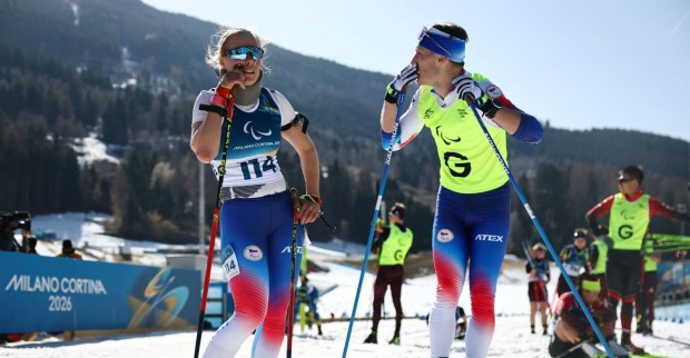 Paralympics-Siegerin Carina Edlingerova beim Para-Langlauf/  Paralympics-Star Carina Edlingerova wurde vergewaltigt