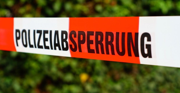 Absperrband der Polizei