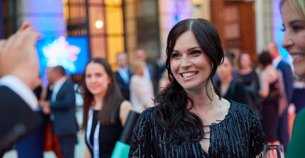 Anna Veith auf einer Gala-Veranstaltung