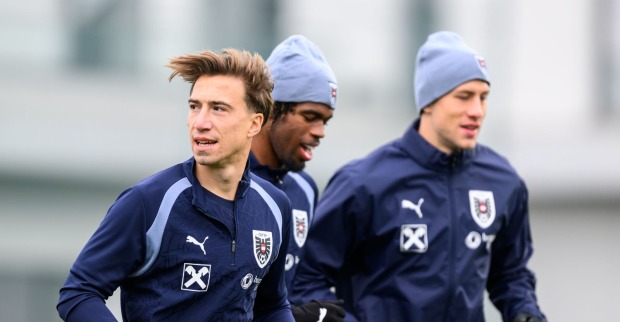 David Affengruber während eines Trainings beim ÖFB