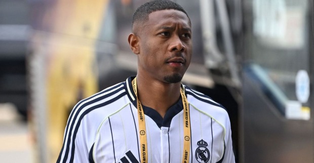 David Alaba im Trainingsshirt von Real Madrid während der Klub-WM-2025
