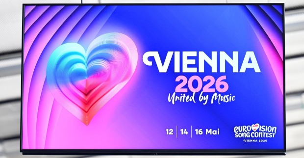 Eurovision Song Contest 2026 Wien Logo mit Herzmotiv und Slogan United by Music sowie Terminen im Mai/ Der Eurovision Song Contest 2026 findet in Wien statt und setzt neben Musik auch auf Barrierefreiheit und Inklusion