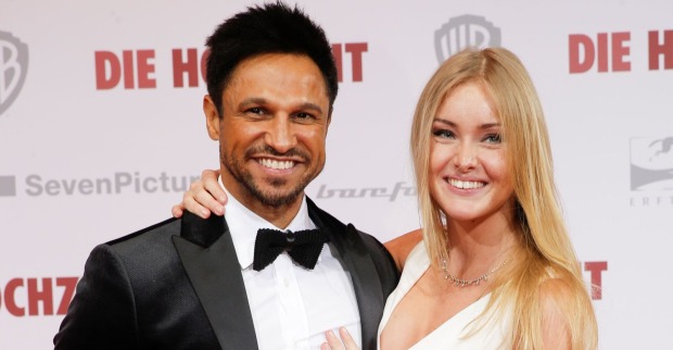 Patrice Aminati und Daniel Aminati lächeln gemeinsam bei einem öffentlichen Auftritt vor ihrer Trennung