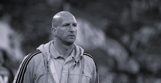 Roger Prinzen während eines Bundesligaspiels in 1. FC Nürnberg