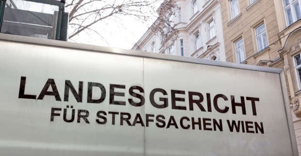Außenansicht des Landesgerichts für Strafsachen Wien