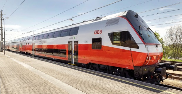 Zug der ÖBB des Modells Cityjet als Themenbild für die versuchte Vergewaltigung im Bahnhof Stadlau