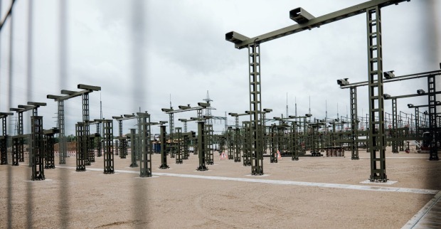 Das im Bezirk Amstetten in Niederösterreich gelegene APG-Umspannwerk Ernsthofen.