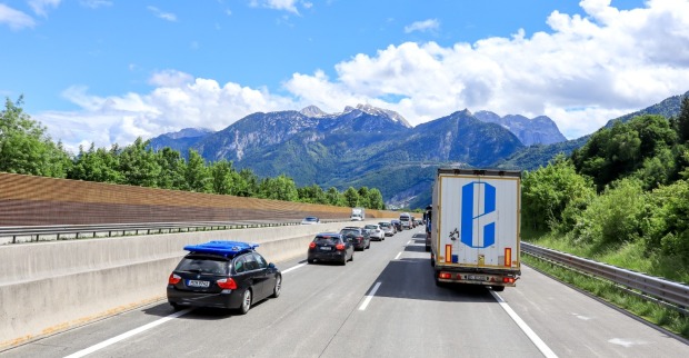A10 Tauernautobahn in Golling.
