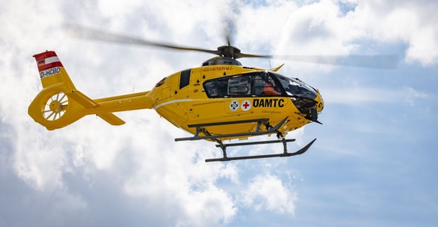 Der Rettungshubschrauber Christophorus im Einsatz