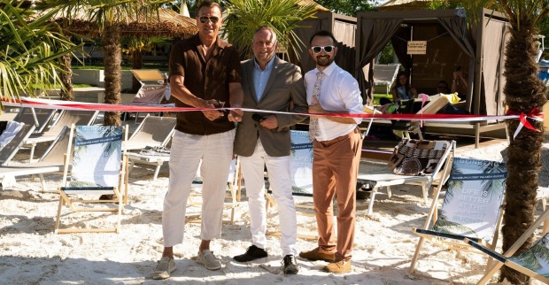 Bei der Eröffnung: Thermenleiter Walter Stattmann, Dietmar Petermandl (Prokurist und Leiter Technik des Spa Resort Geinberg) und Bernhard Sänger (Director of Operations)