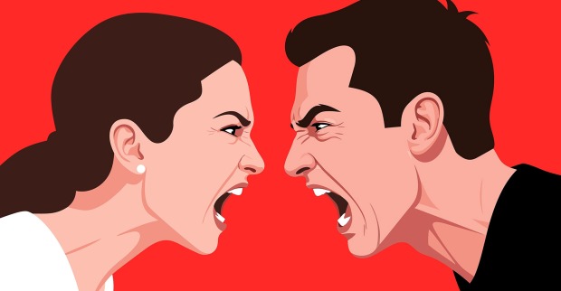 Streitender Mann und Frau | Credit: Beny Qurdy/Shutterstock