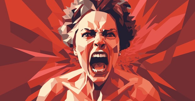 Wütende Comicfrau | Credit: DannyOliva/Shutterstock