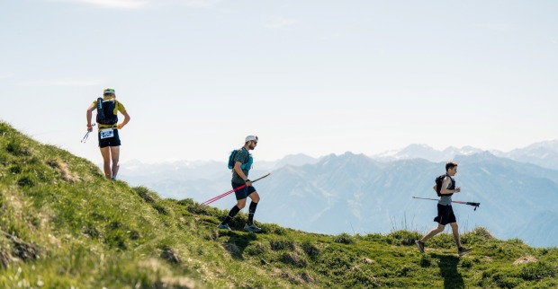 Sportler beim Hochkönig Ultraks im Einsatz.