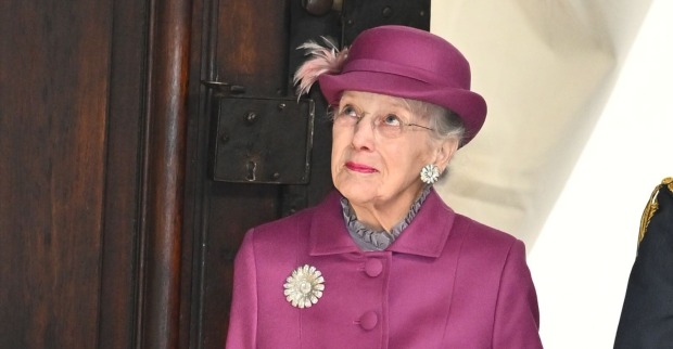 Königin Margrethe während einer Geburtstagsfeier in Dänemark