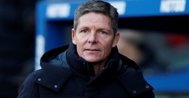 Oliver Glasner während einem Premier League Spiel.
