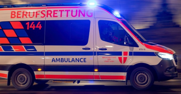 Ansicht eines Rettungswagens in Wien