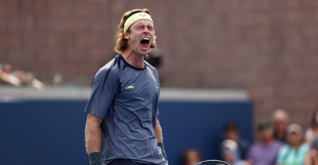 Tennisspieler Tristan Boyer während eines Matches