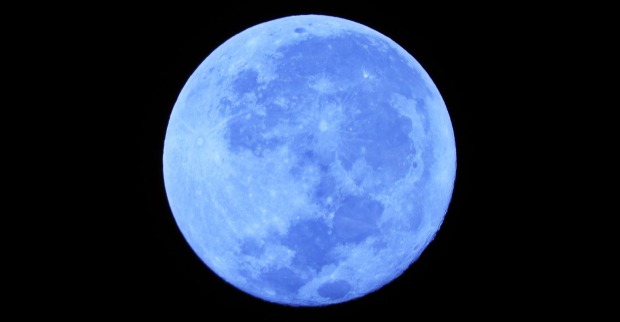 Vollmond Blue Moon Mai 2026 am Nachthimmel – zweiter Vollmond im Monat sichtbar