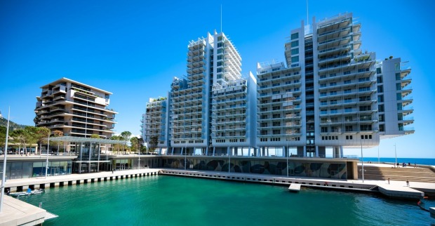 Das Stadtgebiet Mareterra in Monaco, in dem sich die teuerste Wohnung der Welt befindet, die ein Ukrainer erworben hat