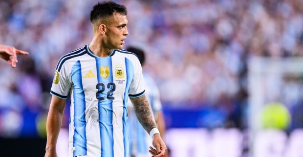 Lautaro Martinez im Trikot der argentinischen Nationalmannschaft vor dem WM-Spiel Argentinien gegen Österreich bei der Fußball-WM 2026.