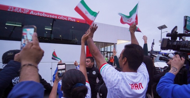 Fans verabschieden die iranische Nationalmannschaft zur WM 2026.